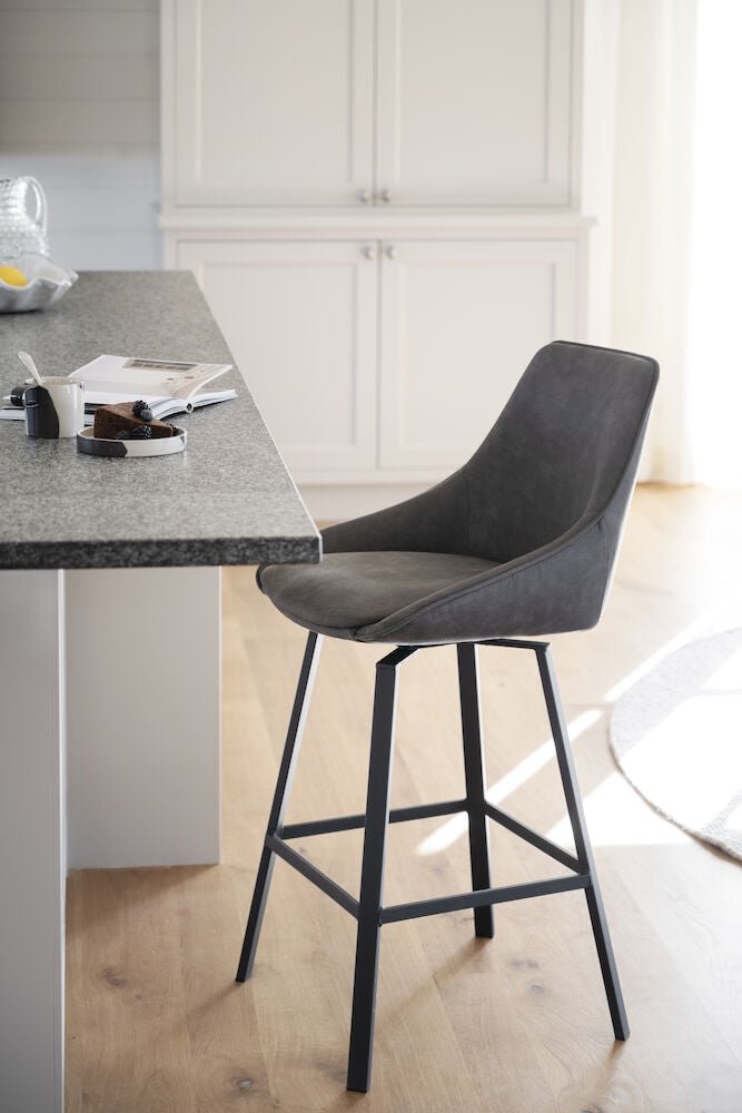 Alison Barstol Mörkgrå/Svart | Rowico Home | 7340126571040 | 117832 | Maessing Interiör