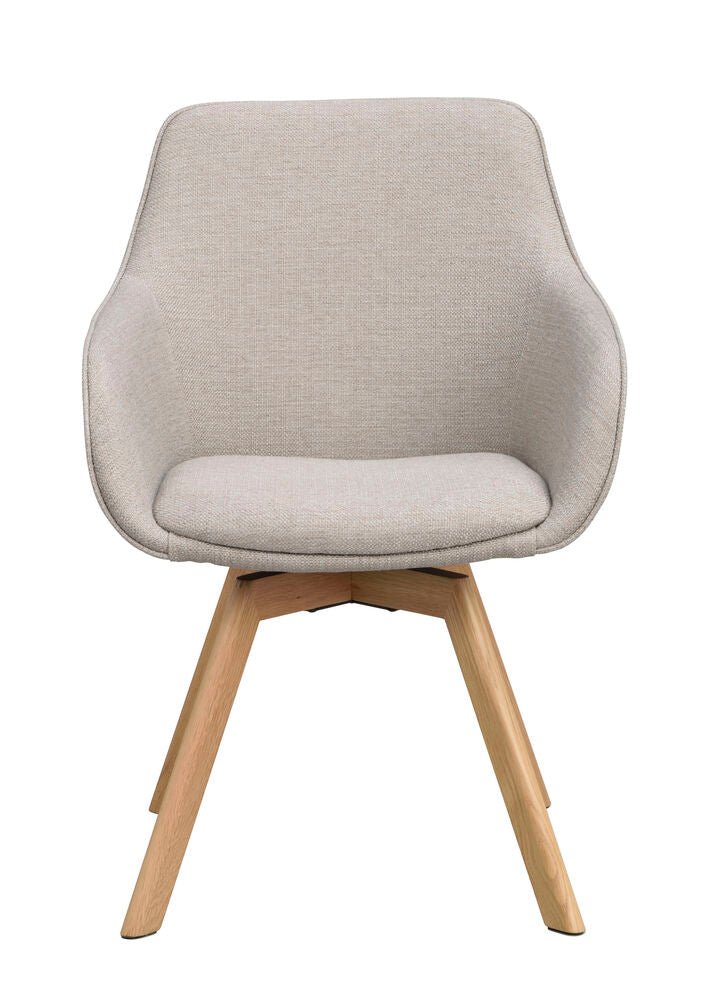 Alison Karmstol Beige/Ek | Rowico Home | 7340126585863 | 118084 | Maessing Interiör