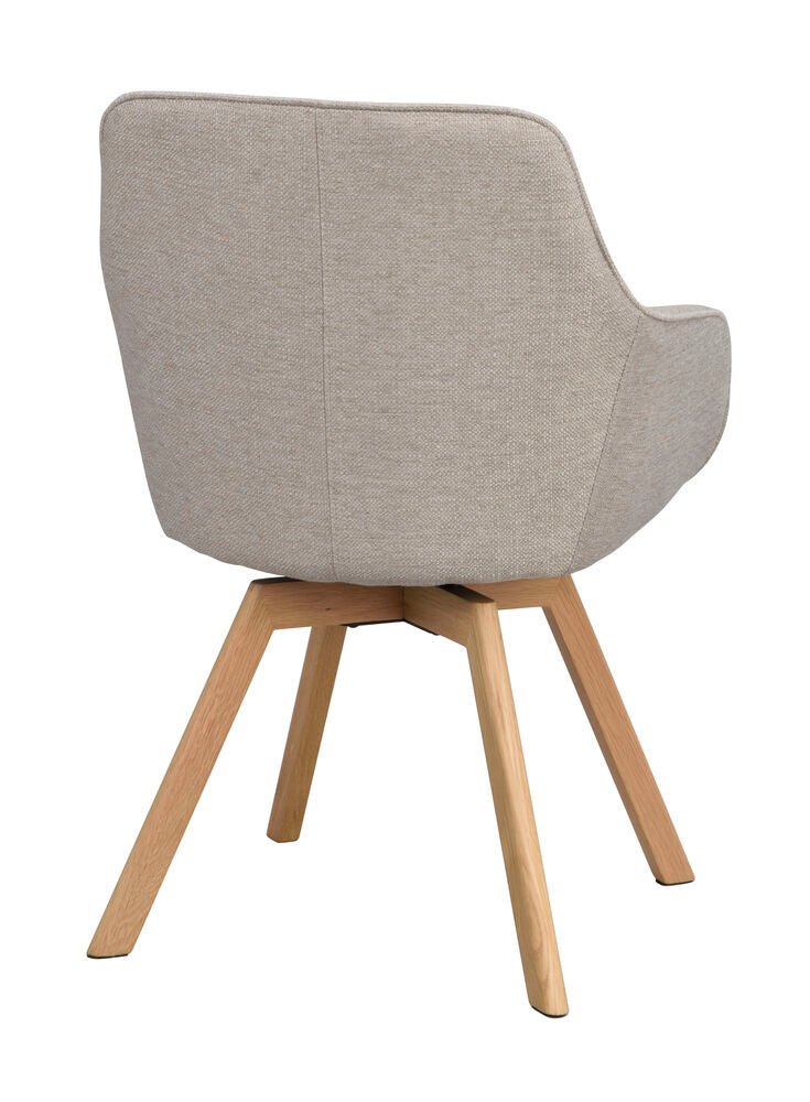 Alison Karmstol Beige/Ek | Rowico Home | 7340126585863 | 118084 | Maessing Interiör