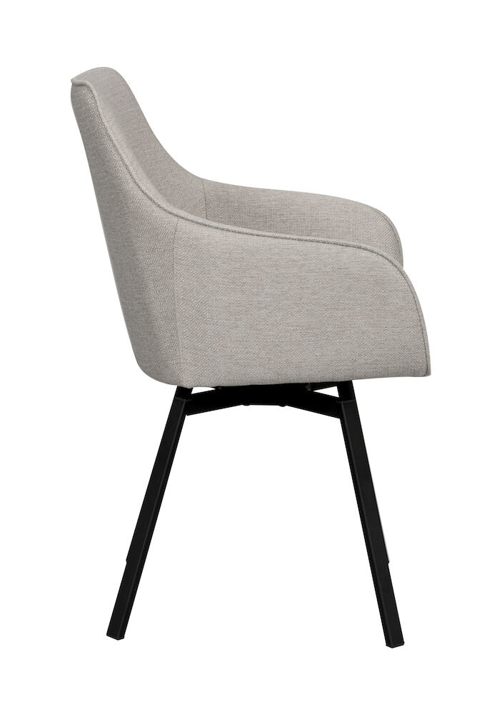 Alison Karmstol Beige/Svart | Rowico Home | 7340126585856 | 118083 | Maessing Interiör