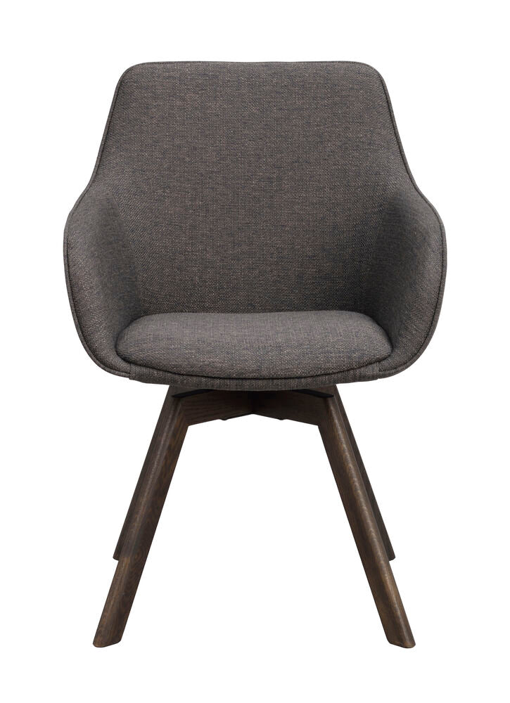 Alison Karmstol Grå/Brun Ek | Rowico Home | 7340126585849 | 118082 | Maessing Interiör
