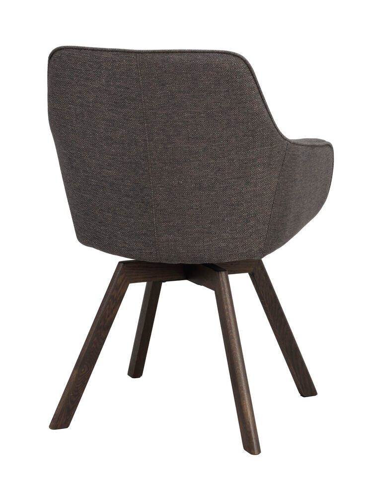 Alison Karmstol Grå/Brun Ek | Rowico Home | 7340126585849 | 118082 | Maessing Interiör