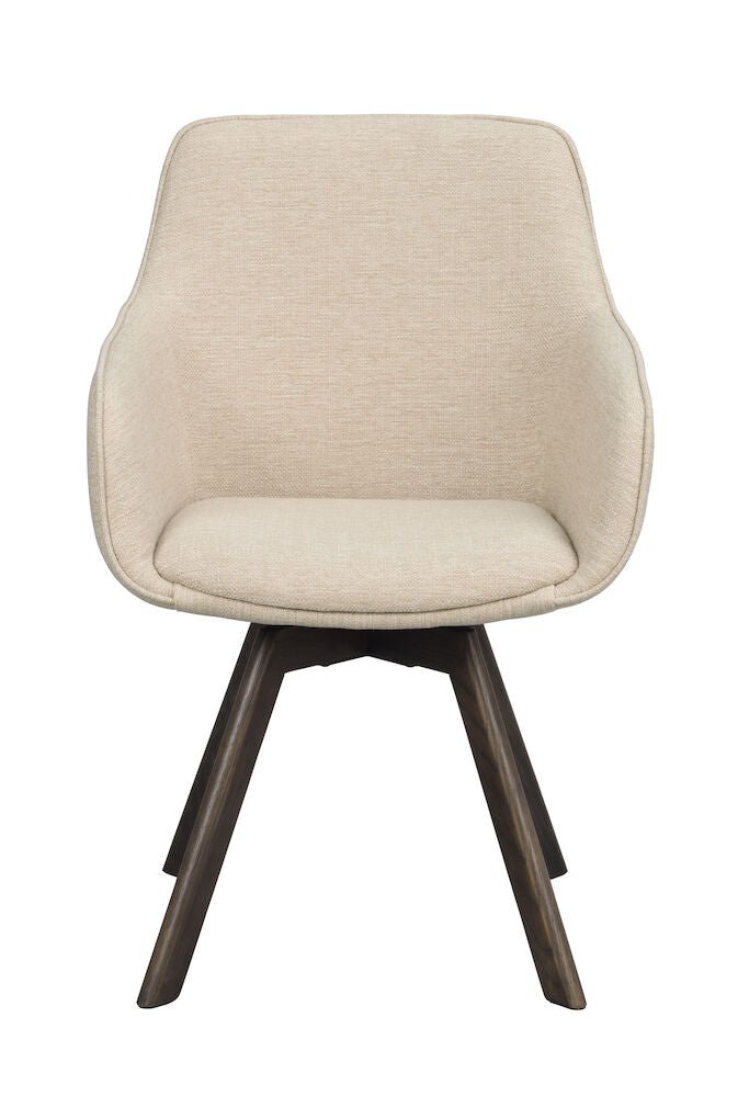 Alison Karmstol Ljusbeige/Brun Ek | Rowico Home | 7340126571705 | 117882 | Maessing Interiör