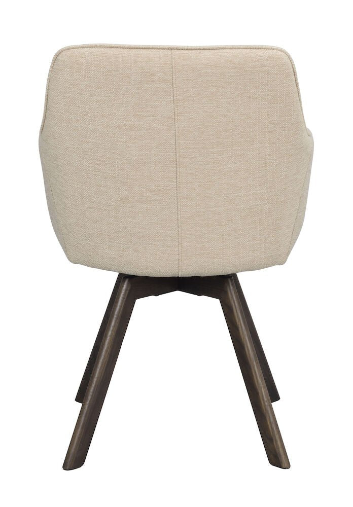 Alison Karmstol Ljusbeige/Brun Ek | Rowico Home | 7340126571705 | 117882 | Maessing Interiör
