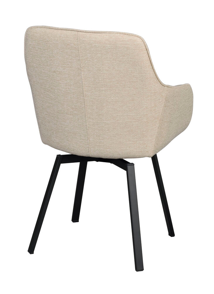 Alison Karmstol Ljusbeige/Svart | Rowico Home | 7340126585634 | 117879 | Maessing Interiör
