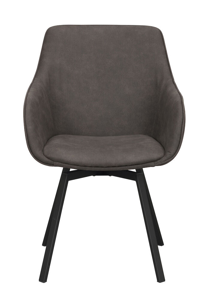 Alison Karmstol Mörkgrå/Svart | Rowico Home | 7340126585894 | 118089 | Maessing Interiör