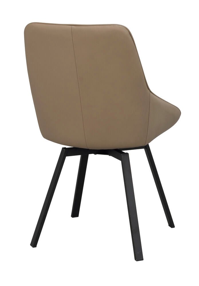 Alison Stol Beige Läder/Svart | Rowico Home | 7340126585528 | 118137 | Maessing Interiör