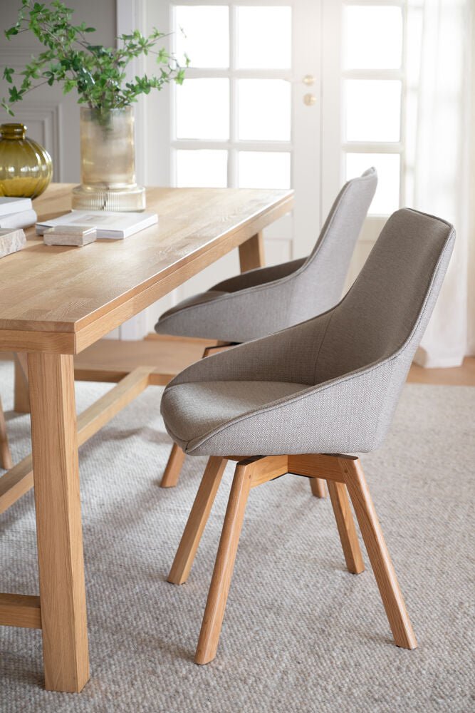 Alison Stol Beige/Ek | Rowico Home | 7340126585726 | 118064 | Maessing Interiör