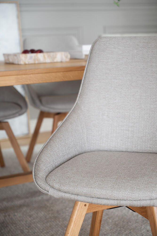 Alison Stol Beige/Ek | Rowico Home | 7340126585726 | 118064 | Maessing Interiör