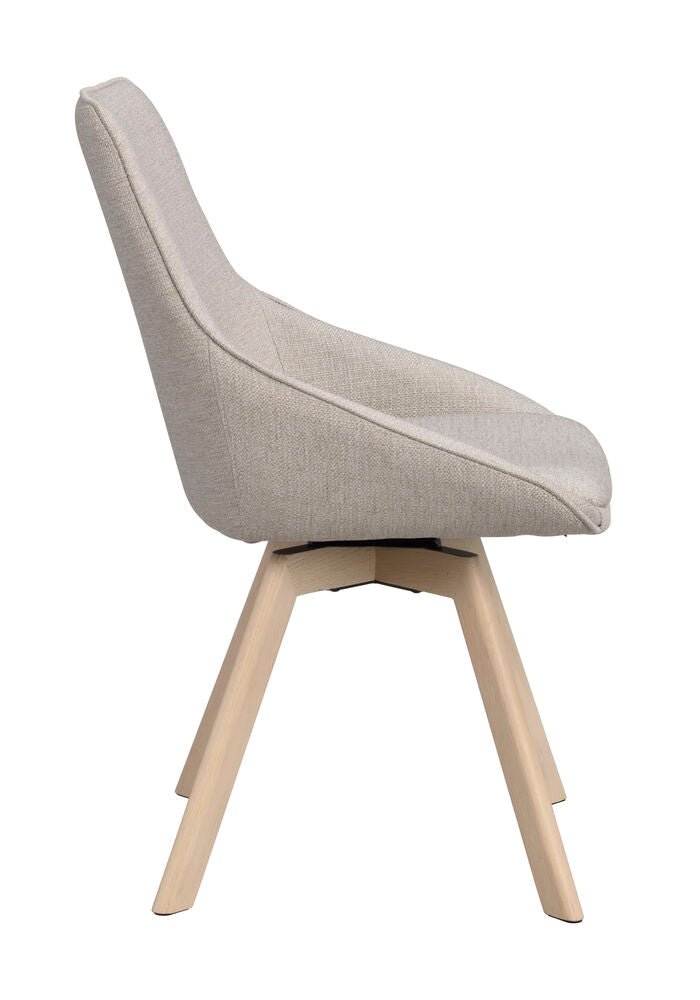 Alison Stol Beige/Vitpigmenterad Ek | Rowico Home | 7340126585733 | 118065 | Maessing Interiör