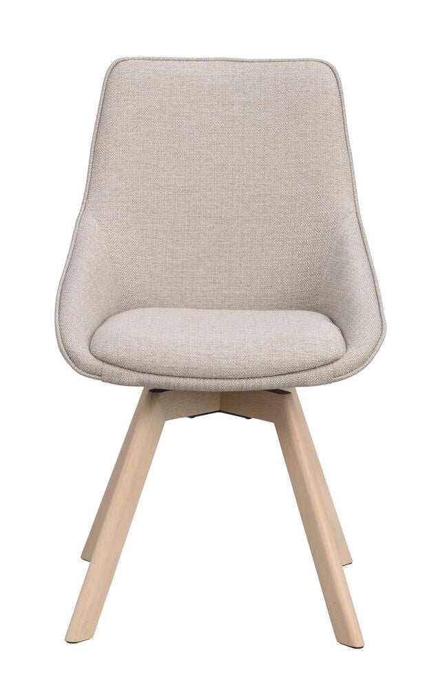 Alison Stol Beige/Vitpigmenterad Ek | Rowico Home | 7340126585733 | 118065 | Maessing Interiör