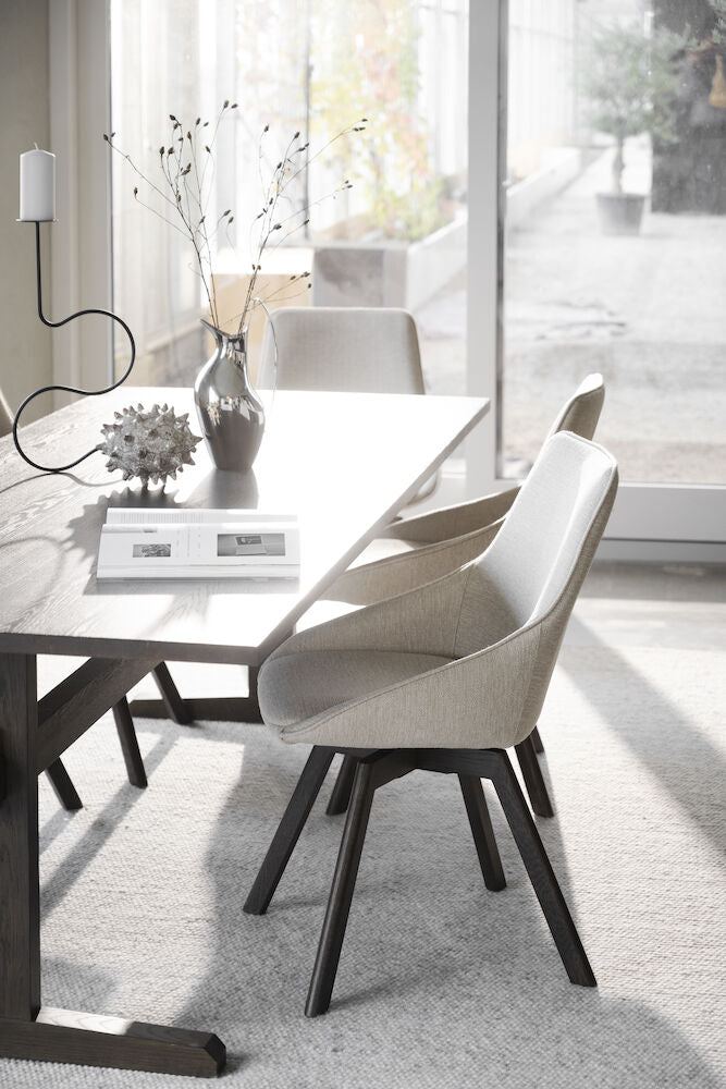 Alison Stol Ljusbeige/Brun Ek | Rowico Home | 7340126571644 | 117862 | Maessing Interiör
