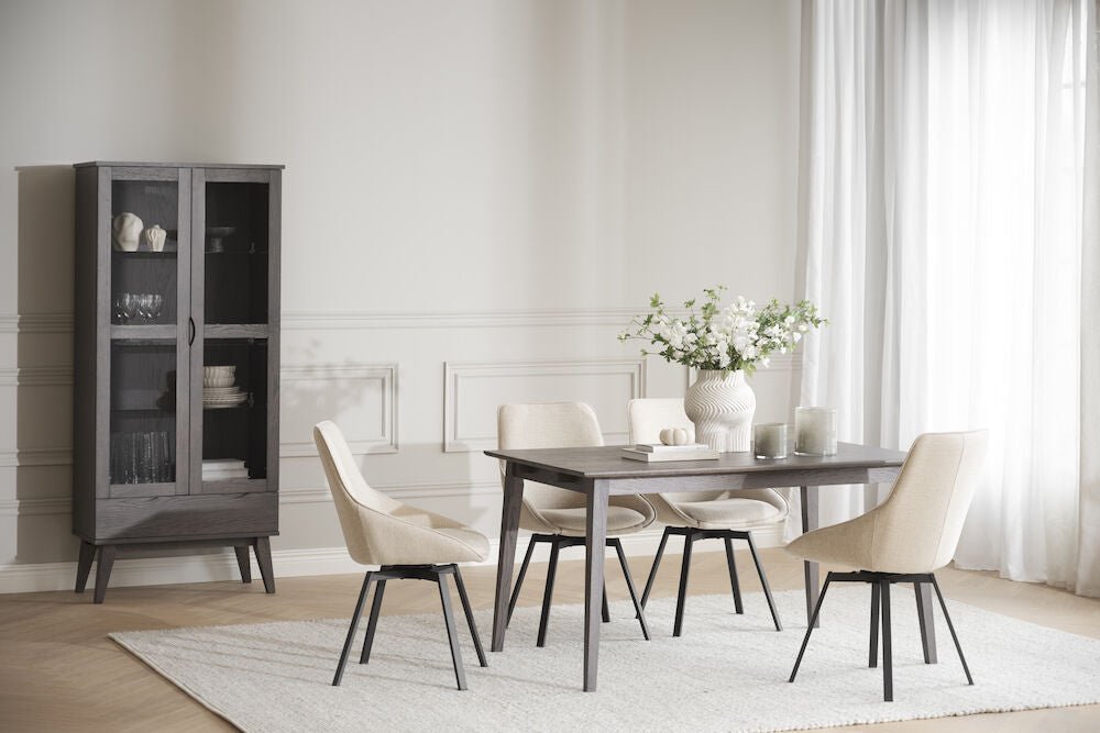 Alison Stol Ljusbeige/Svart | Rowico Home | 7340126585610 | 117859 | Maessing Interiör