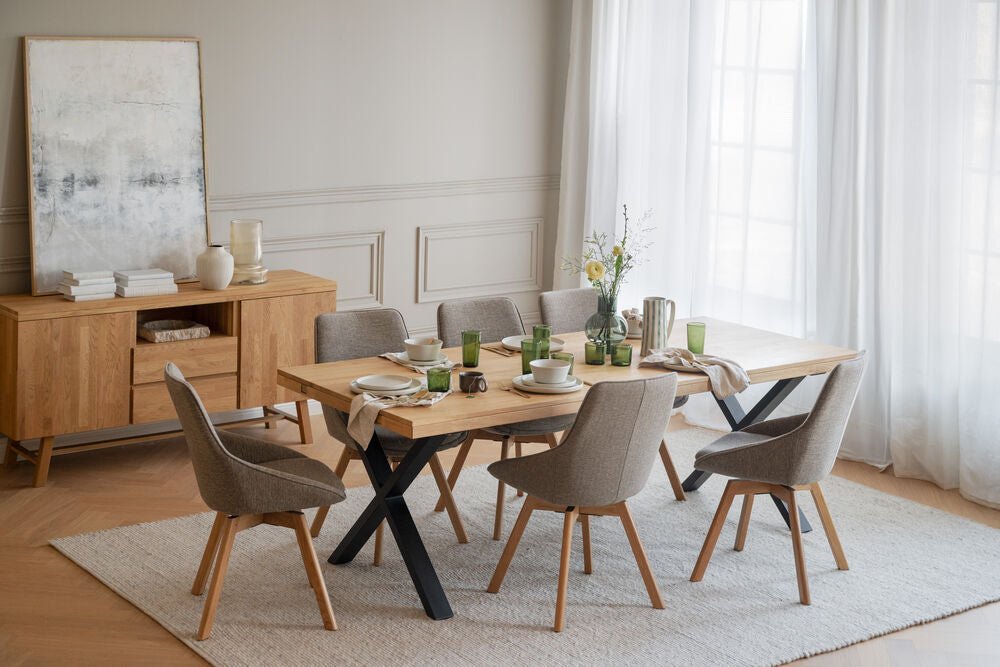 Alison Stol Mörkbeige/Ek | Rowico Home | 7340126571651 | 117864 | Maessing Interiör