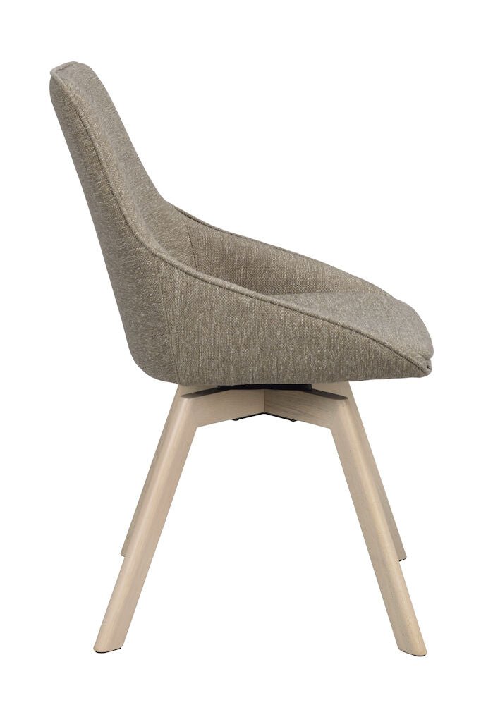 Alison Stol Mörkbeige/Vitpigmenterad Ek | Rowico Home | 7340126571668 | 117865 | Maessing Interiör