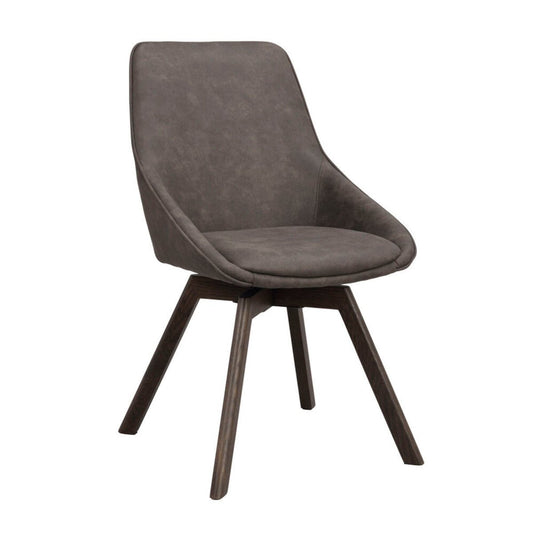 Alison Stol Mörkgrå/Brun Ek | Rowico Home | 7340126585801 | 118072 | Maessing Interiör