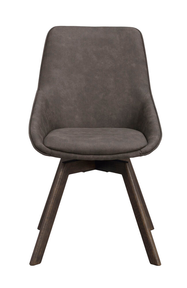 Alison Stol Mörkgrå/Brun Ek | Rowico Home | 7340126585801 | 118072 | Maessing Interiör