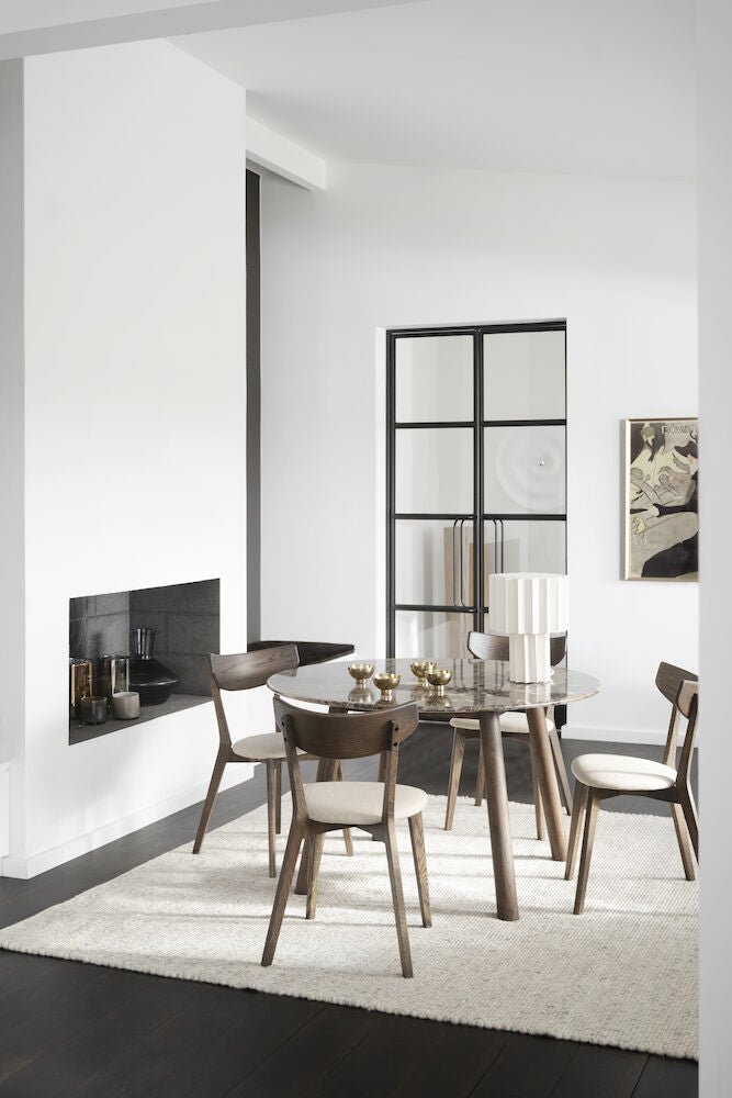 Ami Stol Beige/Brun Ek | Rowico Home | 7340126556429 | 113033 | Maessing Interiör
