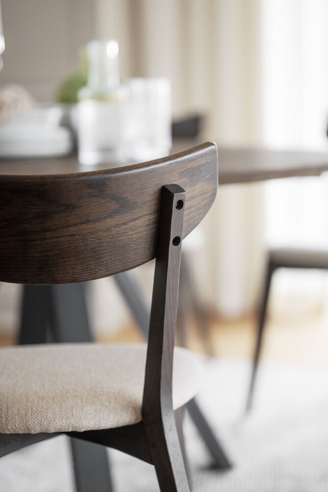 Ami Stol Beige/Brun Ek | Rowico Home | 7340126556429 | 113033 | Maessing Interiör