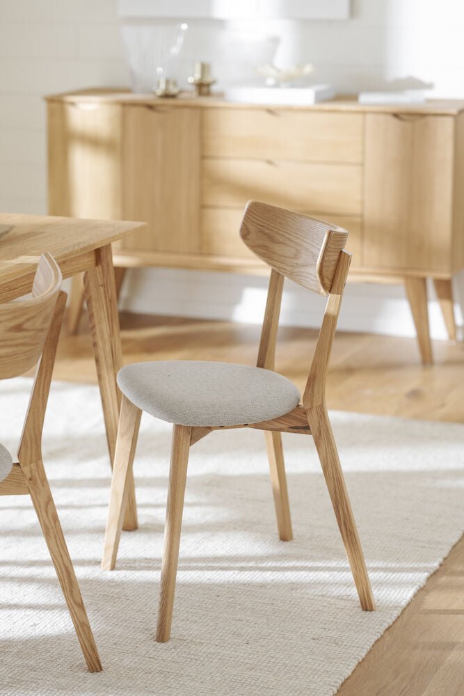 Ami Stol Grå - Beige/Ek | Rowico Home | 7340126558850 | 113018 | Maessing Interiör