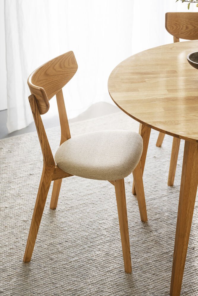 Ami Stol Grå - Beige/Ek | Rowico Home | 7340126558850 | 113018 | Maessing Interiör
