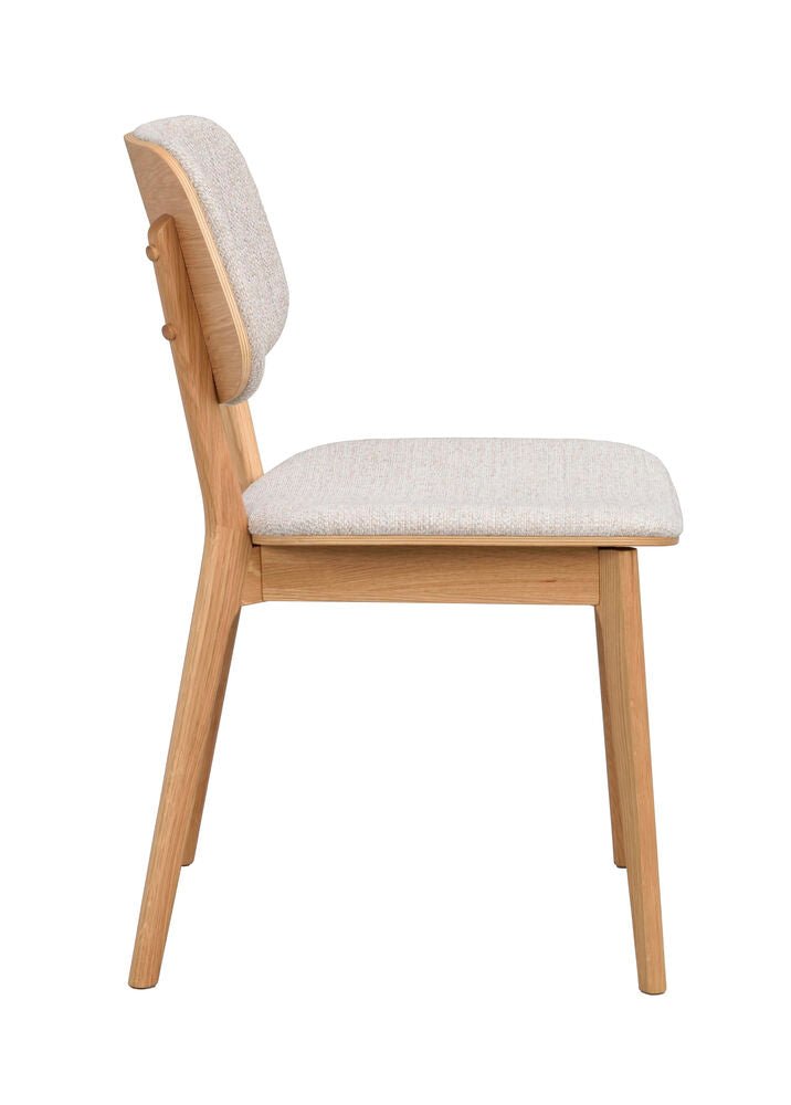Barrett Stol Ljusbeige/Ek | Rowico Home | 7340233301967 | 121286 | Maessing Interiör