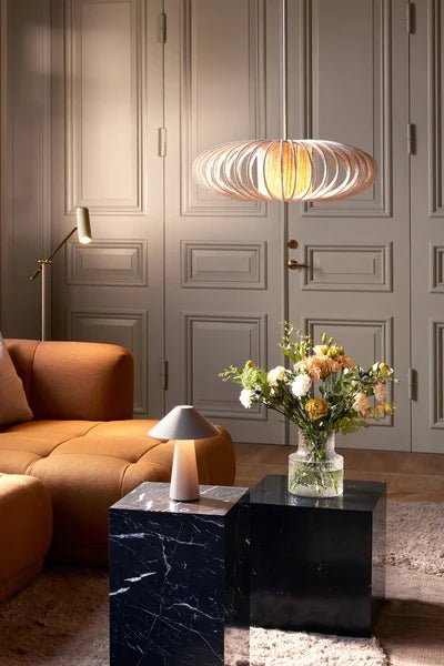 Cannes Portabel Bordslampa Mud | Globen Lighting | 7319434935103 | 493510 | Maessing Interiör