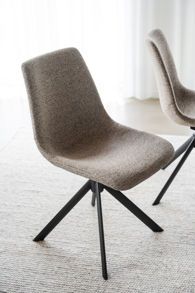 Dunmore Stol Mörkbeige/Svart | Rowico Home | 7340126594926 | 123194 | Maessing Interiör