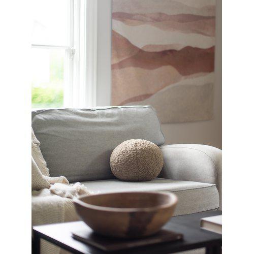 Elsie Prydnadskudde Iskaffe Ø25 | Svanefors | 7332623403290 | 1225 - 49 - 062 | Maessing Interiör