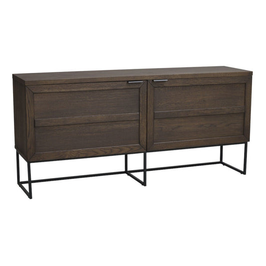 Everett Sideboard Brun Ek/Svart 160 | Rowico Home | 7340126559857 | 118792 | Maessing Interiör