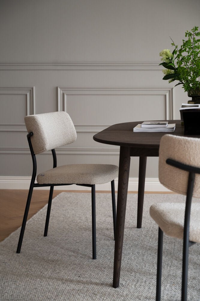 Herbster Stol Beige/Svart | Rowico Home | 7340126595169 | 128130 | Maessing Interiör