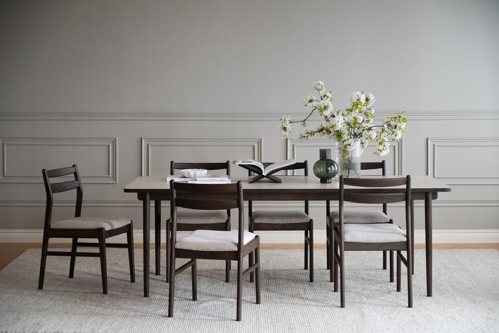 Kerwin Stol Ljusbeige/Brun Ek | Rowico Home | 7340233302018 | 123508 | Maessing Interiör