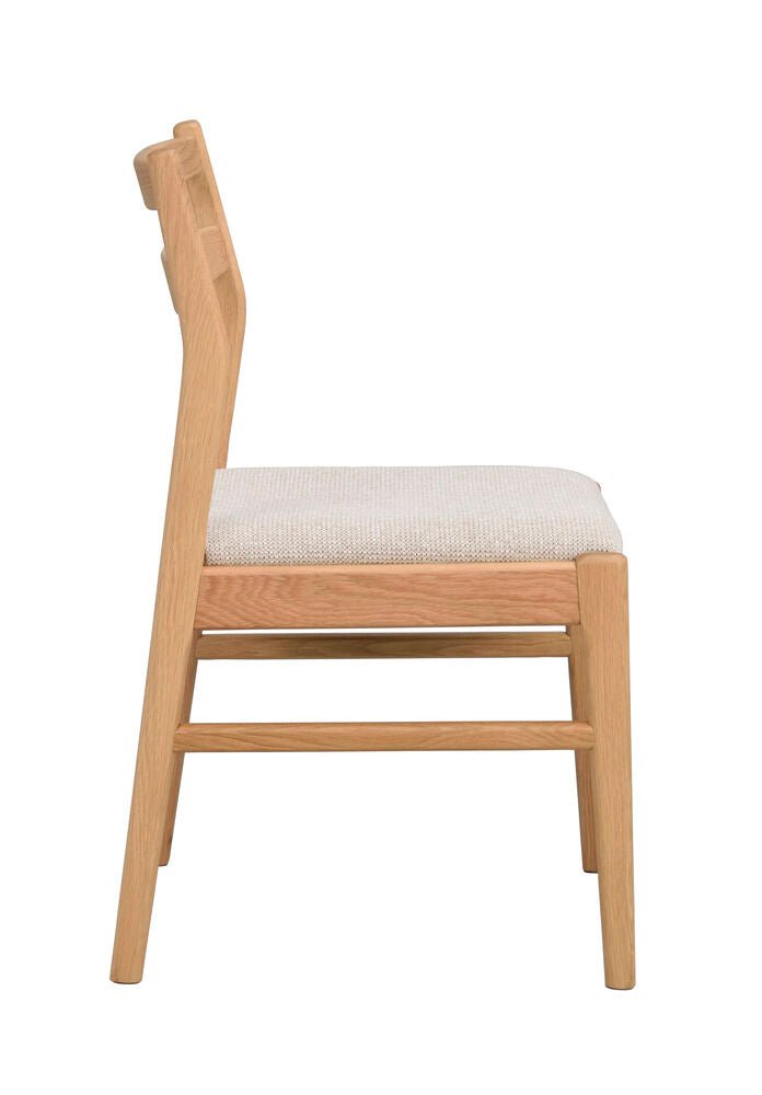 Kerwin Stol Ljusbeige/Ek | Rowico Home | 7340233301998 | 123504 | Maessing Interiör