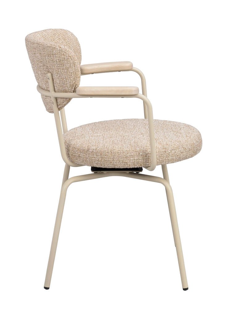 Merrick Karmstol Mörkbeige/Beige | Rowico Home | 7340233306054 | 128312 | Maessing Interiör