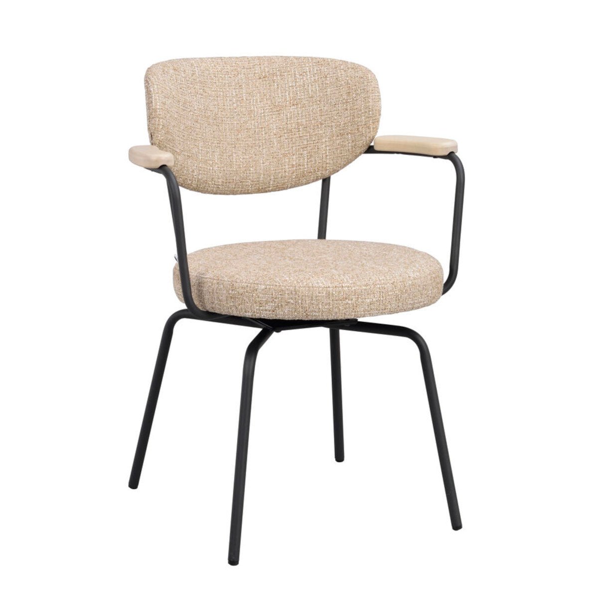 Merrick Karmstol Mörkbeige/Svart | Rowico Home | 7340233306078 | 128322 | Maessing Interiör