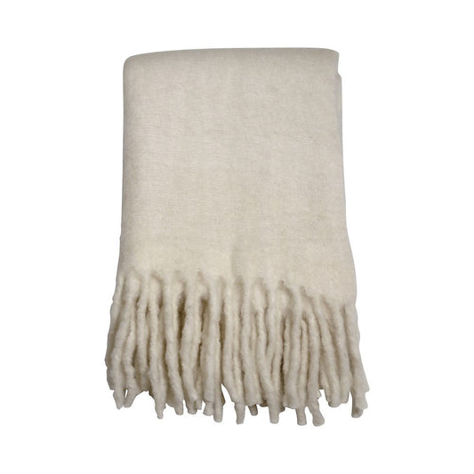 Morgan Pläd Creme | Mogihome | 7340007873539 | 104053 | Maessing Interiör