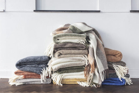 Morgan Pläd Creme | Mogihome | 7340007873539 | 104053 | Maessing Interiör