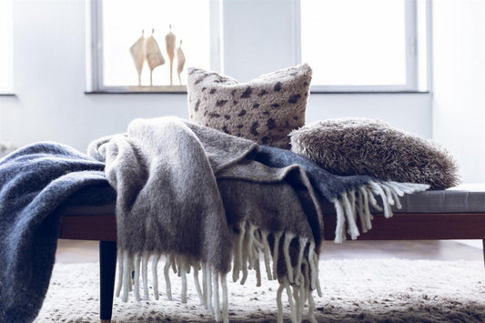 Morgan Pläd Mellanbrun | Mogihome | 7340007876127 | 104535 | Maessing Interiör