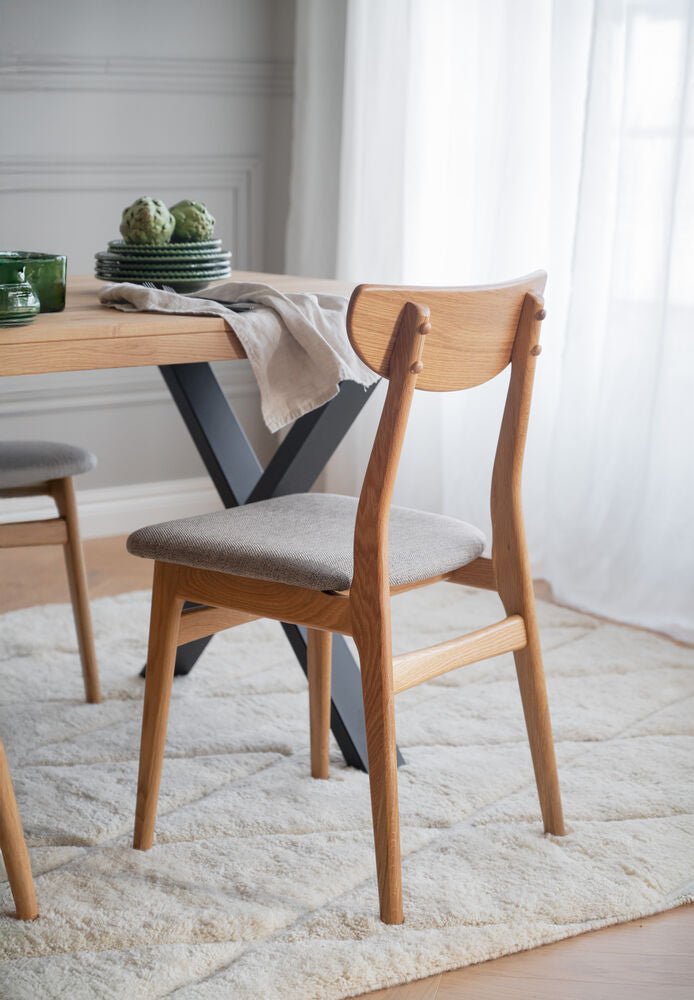 Rodham Stol Grå - Beige/Ek | Rowico Home | 7340126593349 | 120086 | Maessing Interiör