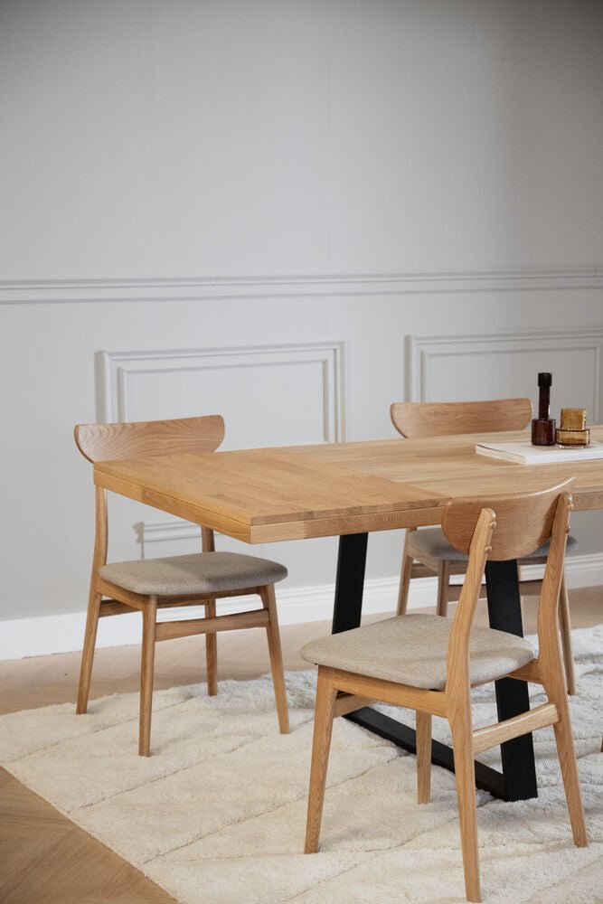 Rodham Stol Grå - Beige/Ek | Rowico Home | 7340126593349 | 120086 | Maessing Interiör