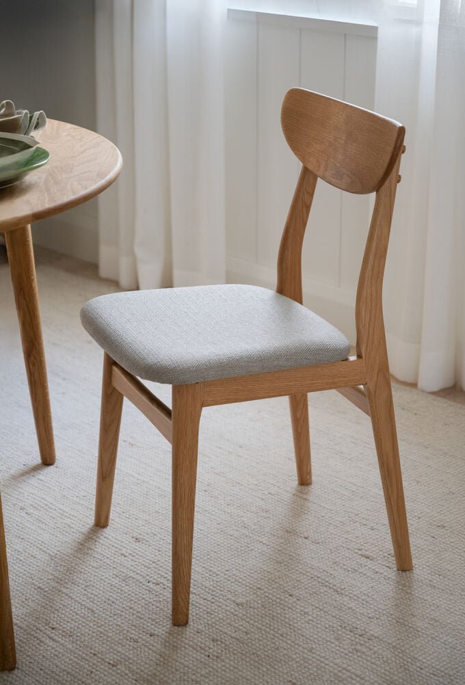 Rodham Stol Grå - Beige/Ek | Rowico Home | 7340126593349 | 120086 | Maessing Interiör