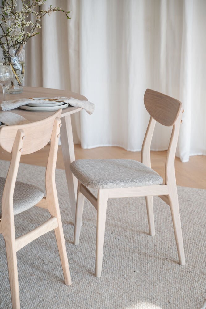 Rodham Stol Grå - Beige/Vitpigmenterad Ek | Rowico Home | 7340126593356 | 120087 | Maessing Interiör