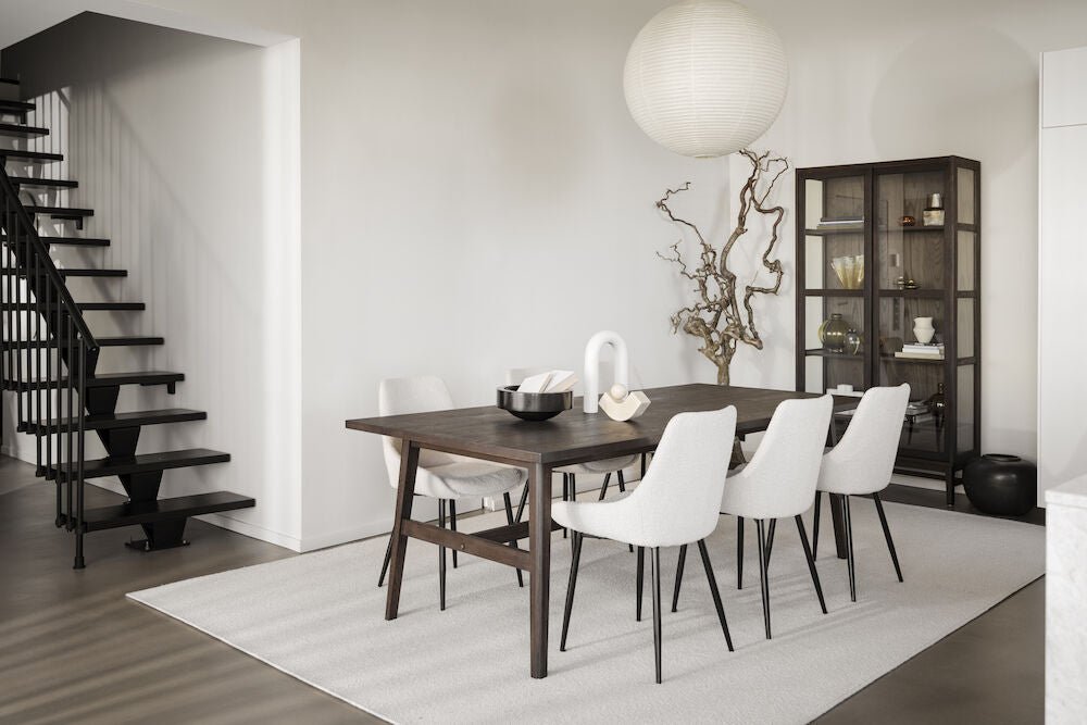 Sierra Stol Beige Bouclé/Svart | Rowico Home | 7340126559062 | 110492 | Maessing Interiör