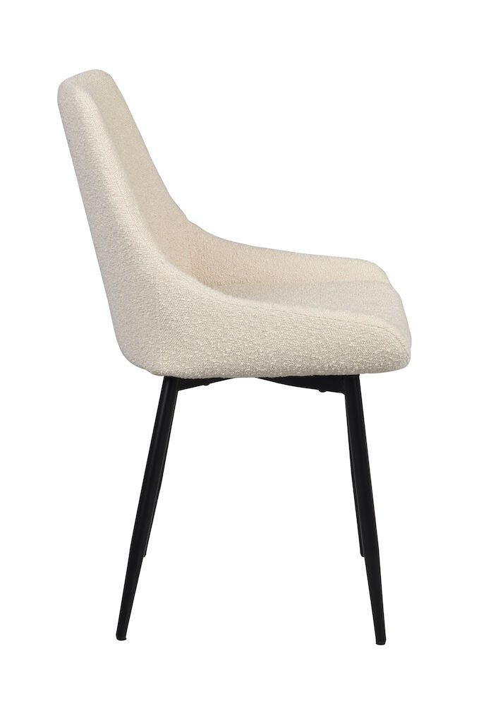 Sierra Stol Beige Bouclé/Svart | Rowico Home | 7340126559062 | 110492 | Maessing Interiör