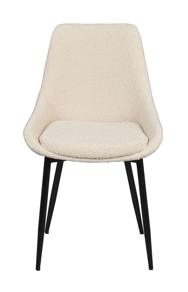 Sierra Stol Beige Bouclé/Svart | Rowico Home | 7340126559062 | 110492 | Maessing Interiör
