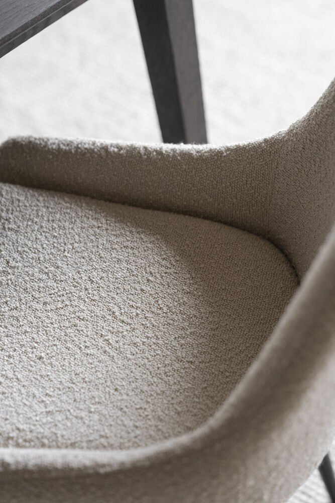 Sierra Stol Beige Bouclé/Svart | Rowico Home | 7340126559062 | 110492 | Maessing Interiör