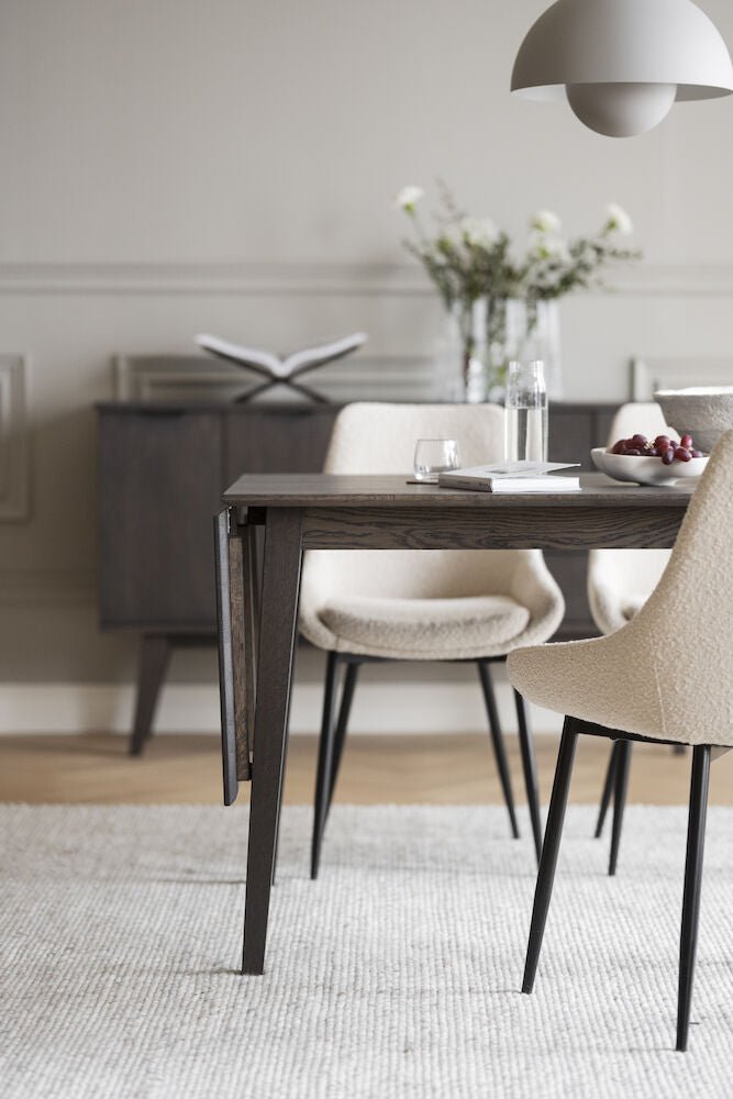 Sierra Stol Beige Bouclé/Svart | Rowico Home | 7340126559062 | 110492 | Maessing Interiör