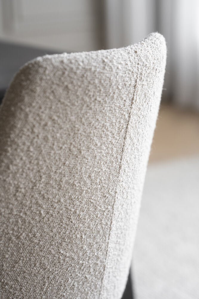 Sierra Stol Beige Bouclé/Svart | Rowico Home | 7340126559062 | 110492 | Maessing Interiör