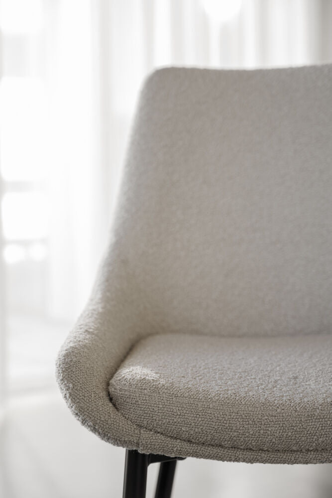 Sierra Stol Beige Bouclé/Svart | Rowico Home | 7340126559062 | 110492 | Maessing Interiör