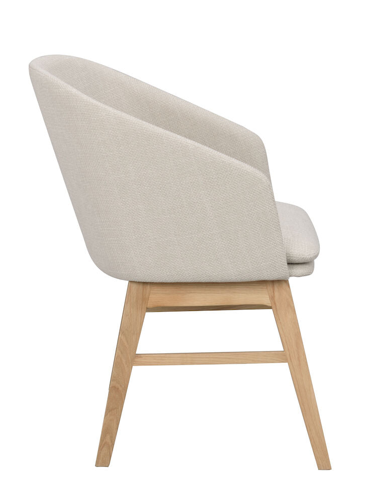 Windham Karmstol Beige/Ek | Rowico Home | 7340126554562 | 120664 | Maessing Interiör